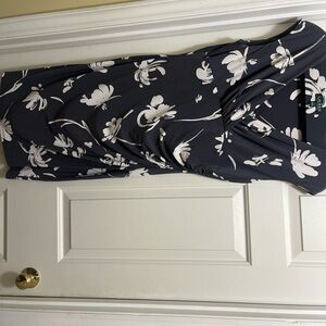 Ralph Lauren Black and White Floral Dress